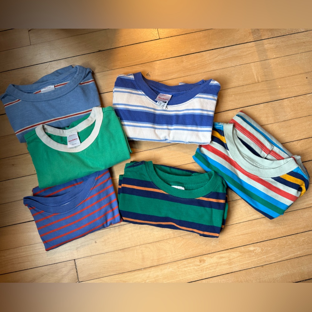 Hanna Andersson Colorful Striped T-Shirts Collection